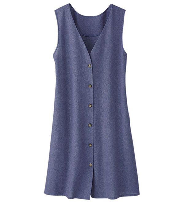 BELLUNA（ベルーナ）の「リネン混チュニックベスト（チュニック）」｜ライラック