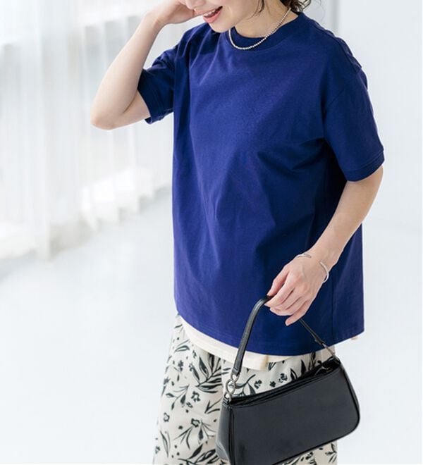 BELLUNA（ベルーナ）の「ヒンヤリ！綿１００％大人顔サマ見えＴシャツ（Tシャツ）」｜詳細画像