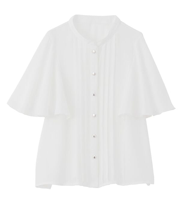 RANAN（ラナン）の「【新色追加】ひんやり！ピンタックフレアー袖ブラウス（ブラウス）」｜詳細画像