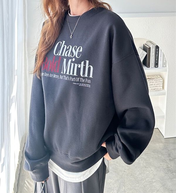 GeeRA（ジーラ）の「アソートデザイン裏起毛スウェット（トレーナー・スウェット）」｜詳細画像