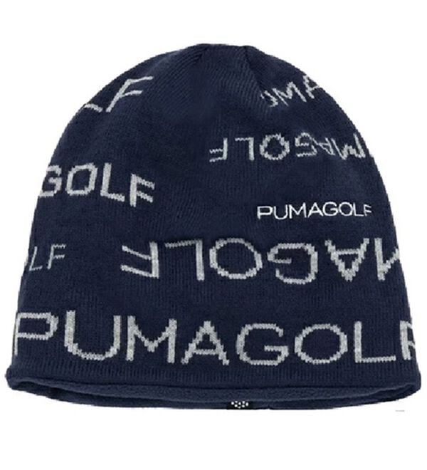 「ゴルフ　ＡＯＰリバーシブルニット　ビーニー（メンズ帽子）」｜ディープネイビー