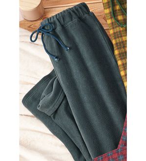 LAVIENNE（ラヴィエンヌ）の「肌側綿１００％あったかフリースボトム（パジャマ・ルームウェア）」｜チャコール無地