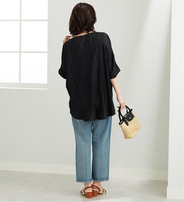 BELLUNA（ベルーナ）の「ゆったり快適プリーツチュニック（チュニック）」｜詳細画像