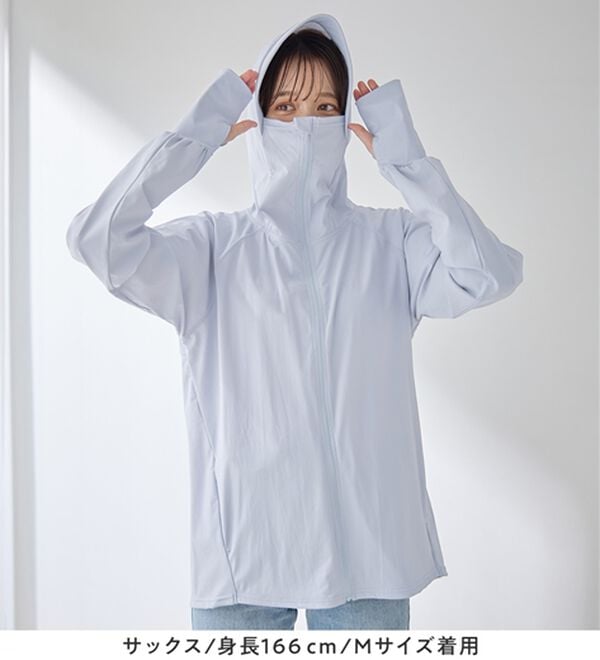 Viola e Viola（ヴィオラ エ ヴィオラ）の「＜水陸両用＞紫外線カット！万能パーカー（パーカー）」｜詳細画像