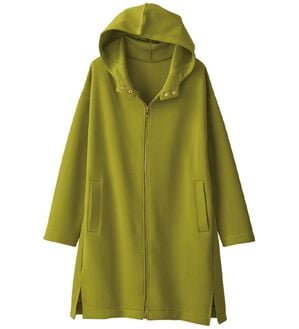 BELLUNA（ベルーナ）の「衿デザインツイルロングパーカー（パーカー）」｜詳細画像