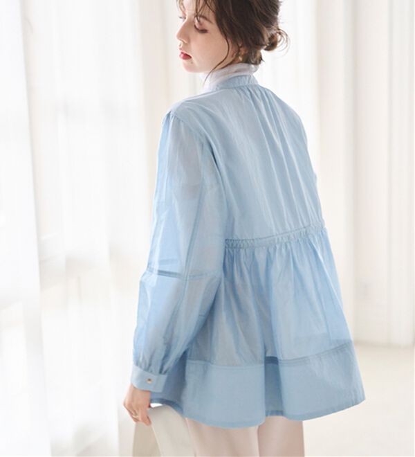 RANAN（ラナン）の「シアー切替ブルゾン（ブルゾン）」｜詳細画像