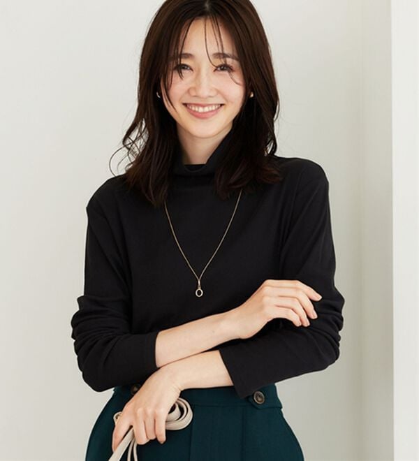 BELLUNA（ベルーナ）の「素肌想いの綿１００％シアープルオーバー（カットソー）」｜詳細画像