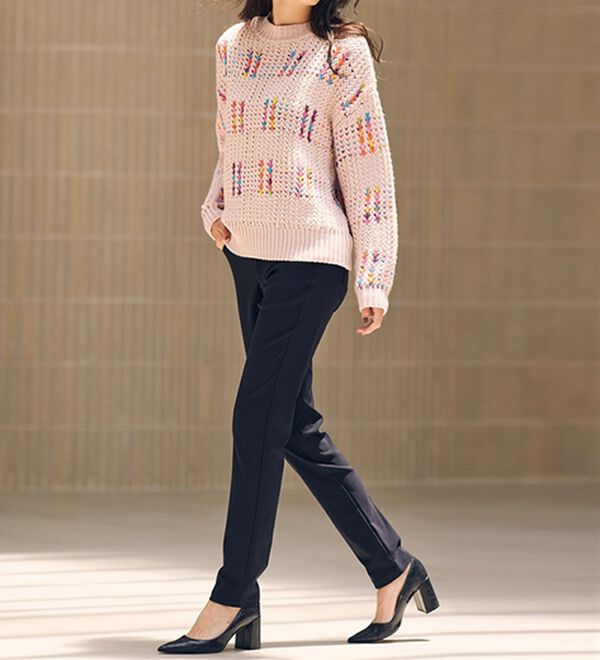 RANAN（ラナン）の「カラフルニットプルオーバー（ニット・セーター）」｜詳細画像