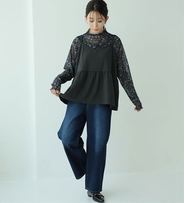 A HAPPY MARILYN（アハッピーマリリン）の「【Ｍ～７Ｌ】美脚＆美尻が叶う！優勝ワイドパンツ（ワイドパンツ・ガウチョ）」｜詳細画像