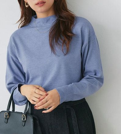 Pierrot（ピエロ）の「ハイネックシンプルニット（ニット・セーター）」