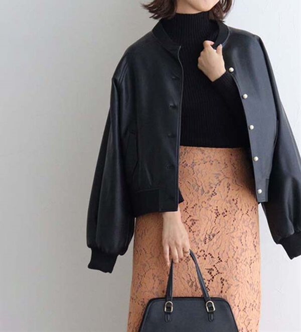 Pierrot（ピエロ）の「着回しストレッチリブハイネックニット（ニット・セーター）」｜詳細画像