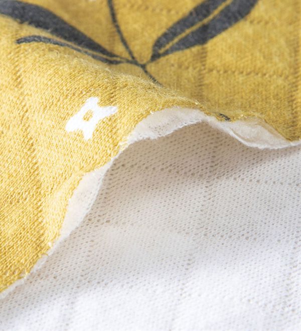 「【２着組】ニットキルトの重ね衿パジャマ（パジャマ・ルームウェア）」｜詳細画像