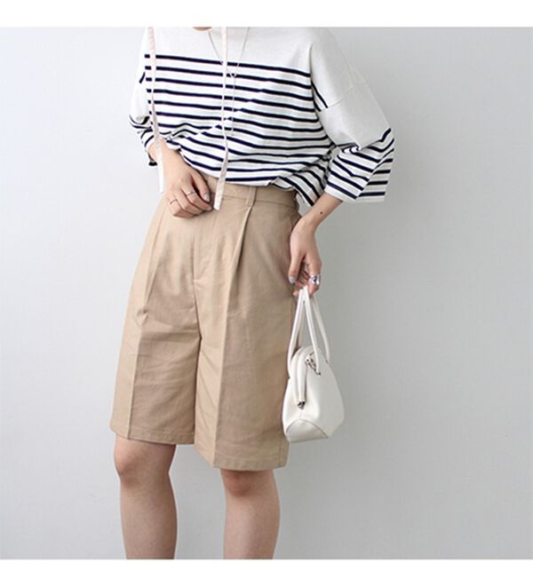 リネンライクハーフパンツ - ベルーナ【公式】