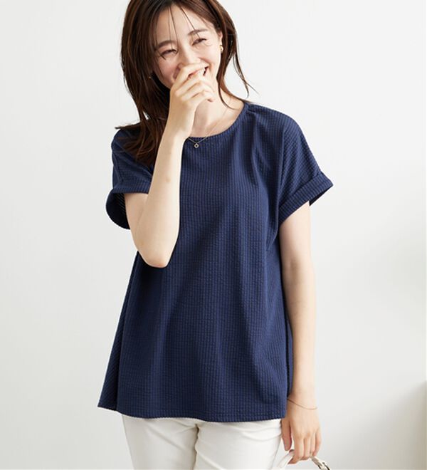 ✿芽風✿センソユニコ✿Aラインペプラムプルオーバー ✿芽風✿センソユニコ✿Aラインペプラムプルオーバー