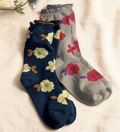 ルフラン（ルフラン）の「【２色組】＜メゾンブランシュ＞ソックス同柄２色組（靴下・ストッキング）」