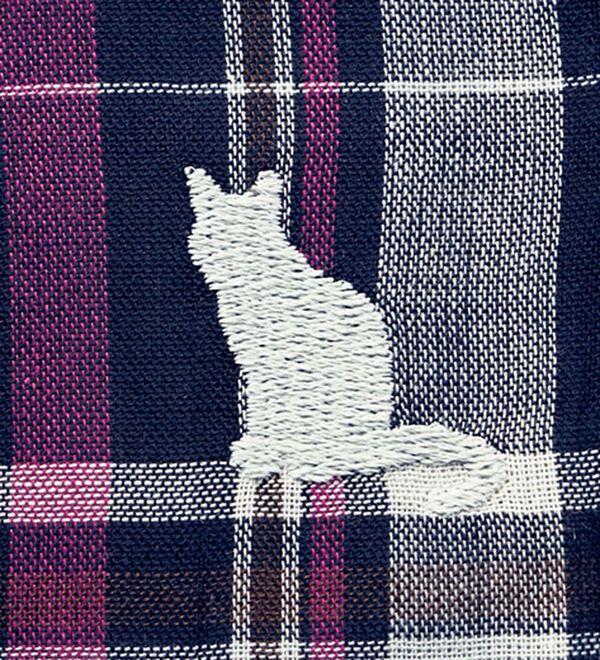 BELLUNA（ベルーナ）の「綿１００％刺しゅうデザインシャツ（シャツ）」｜詳細画像