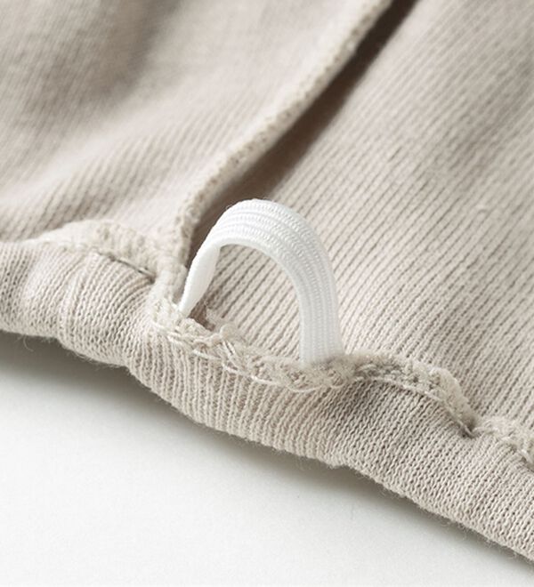 LAVIENNE（ラヴィエンヌ）の「綿１００％お肌に優しいオーガニックコットンブラキャミ（肌着・インナーウェア）」｜詳細画像