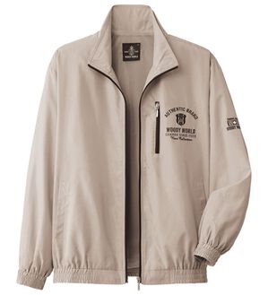 「ブランドデザイン裏メッシュブルゾン（メンズブルゾン）」｜ベージュ