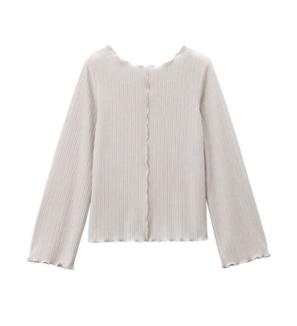 GeeRA（ジーラ）の「前後２ｗａｙフレアスリーブカットソー（カットソー）」｜詳細画像