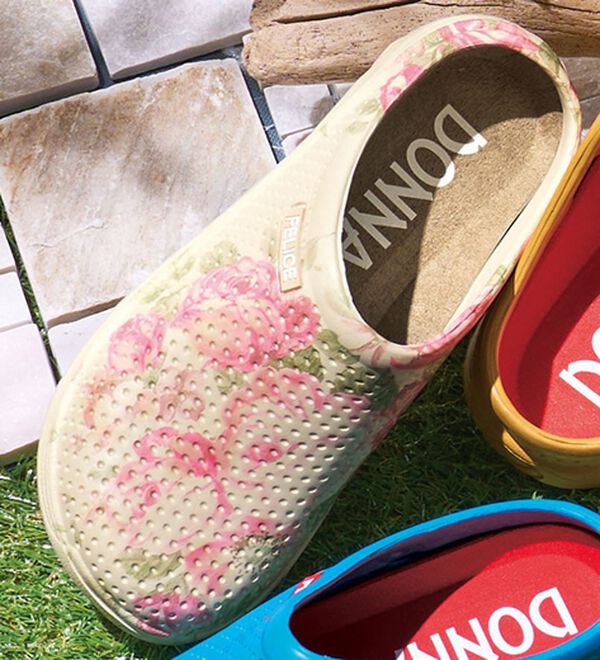 「おしゃれガーデンサンダル（サンダル・ミュール）」｜ローズベージュ