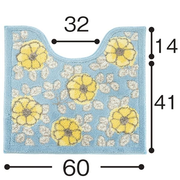 「ウィルトン織トイレマットシリーズ『フローリア』（トイレマット）」｜詳細画像