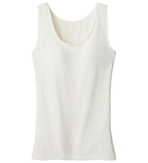 「ひんやりカップ付きインナー　ベルクール（肌着・インナーウェア）」｜オフホワイト