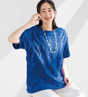 ルフラン（ルフラン）の「着る美人。レースジャカード（カットソー）」｜詳細画像