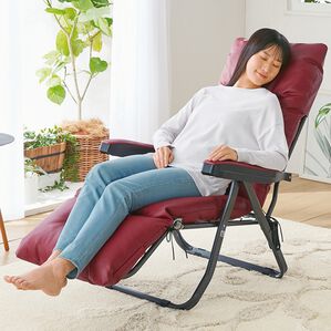 「フットレスト付リクライニングチェア２（椅子・チェア・スツール）」｜詳細画像