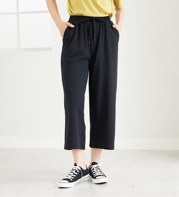 BELLUNA（ベルーナ）の「ゆったり快適！麻入りワイドパンツ（ワイドパンツ・ガウチョ）」｜詳細画像