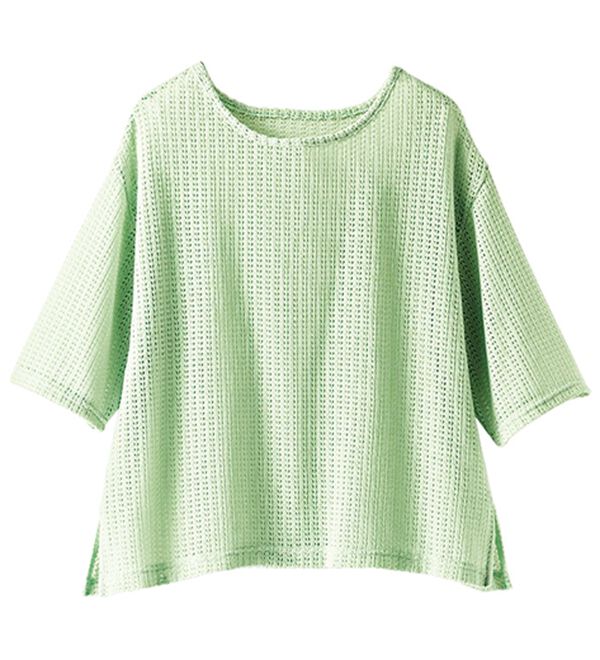 BELLUNA（ベルーナ）の「透かし編プルオーバーアンサンブル（アンサンブル）」｜詳細画像