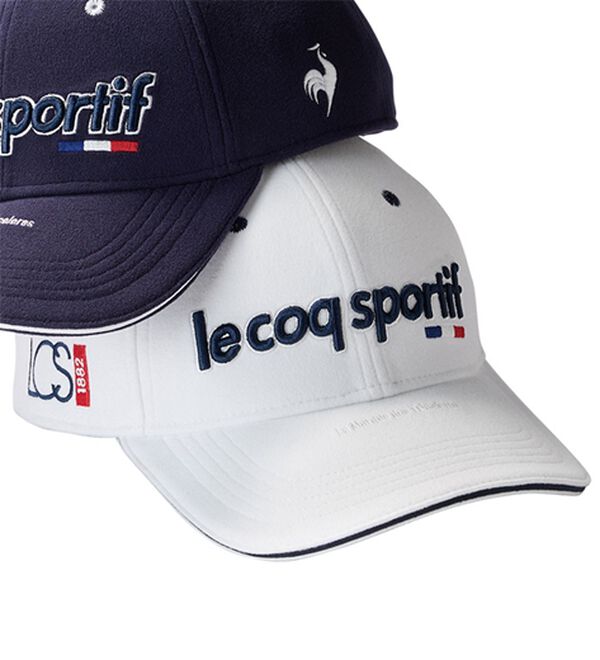 「＜ルコック＞定番ロゴキャップ（メンズ帽子）」｜ホワイト