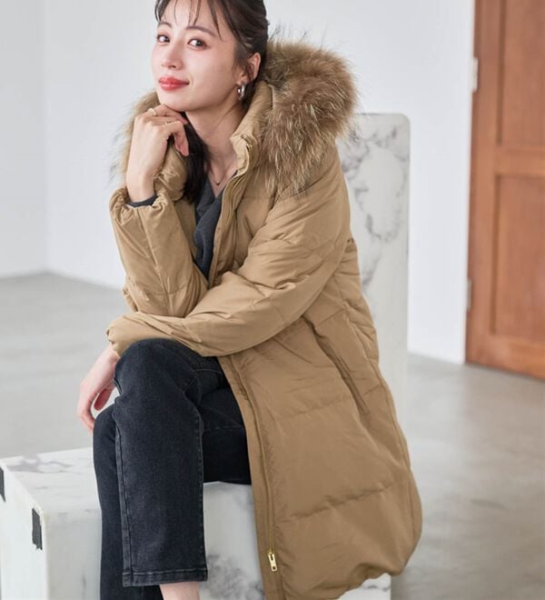 RANAN（ラナン）の「リアルファー付ダウンコート（ダウンコート・ジャケット・ベスト）」｜詳細画像