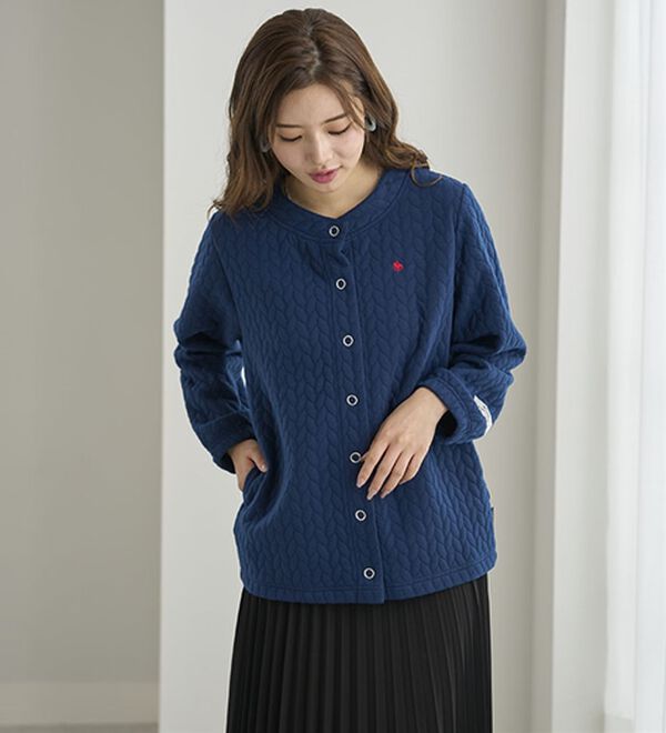 BELLUNA（ベルーナ）の「【ＰＯＬＯ　ＢＣＳ】ジャカード素材カーディガン（その他カーディガン）」｜詳細画像