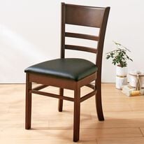 「お買得天然木チェア２脚組（椅子・チェア・スツール）」