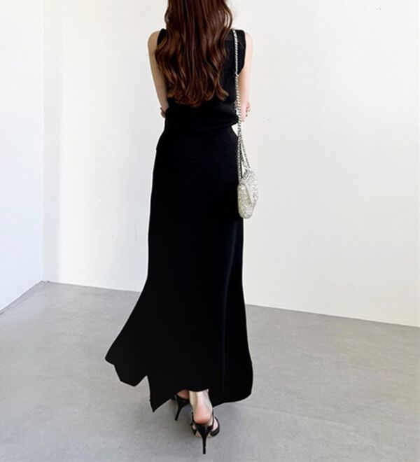 GeeRA（ジーラ）の「サマーニットマーメイドスカート（ロングスカート）」｜詳細画像