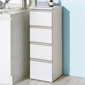 iellio（イエリオ）の「薄型ランドリーチェスト（ランドリーラック・収納）」｜幅30cm