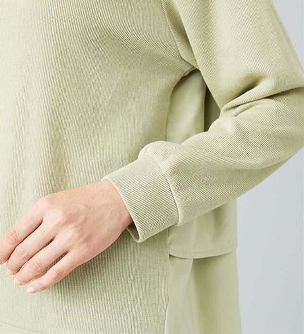 BELLUNA（ベルーナ）の「ラメ調バックフレアー切替プルオーバー（カットソー）」｜詳細画像