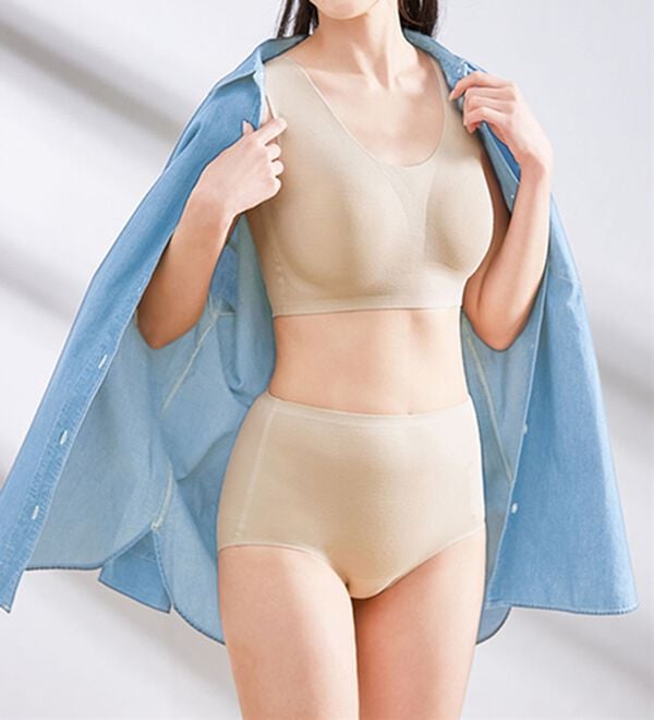 LAVIENNE（ラヴィエンヌ）の「綿混メッシュのＳｕ－ｐｉｔａ（スーピタ）ブラ・ショーツ（別売）（ブラジャー）」｜詳細画像