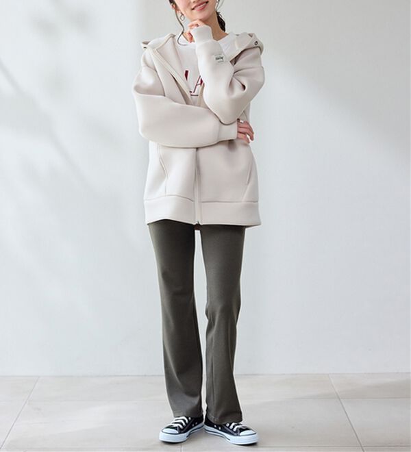 BELLUNA（ベルーナ）の「【裏起毛有無】ジャストフィットらくらくパンツ（フルレングスパンツ）」｜詳細画像