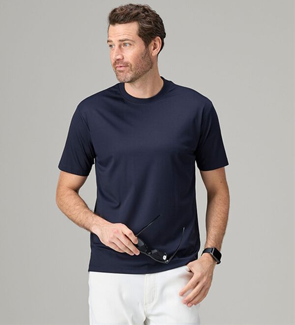 「大人のすっきり冷感Ｔシャツ（メンズＴシャツ）」｜詳細画像