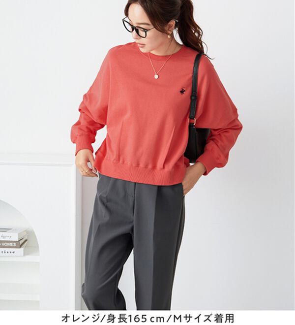 Viola e Viola（ヴィオラ エ ヴィオラ）の「【ビバリーヒルズポロクラブ】コクーンシルエットスウェット（カットソー）」｜詳細画像