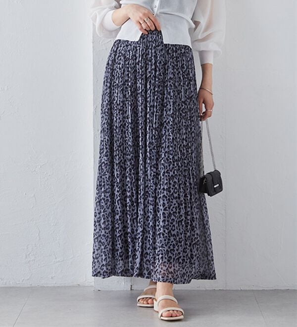 RANAN（ラナン）の「シフォンプリーツマキシスカート（ロングスカート）」｜詳細画像