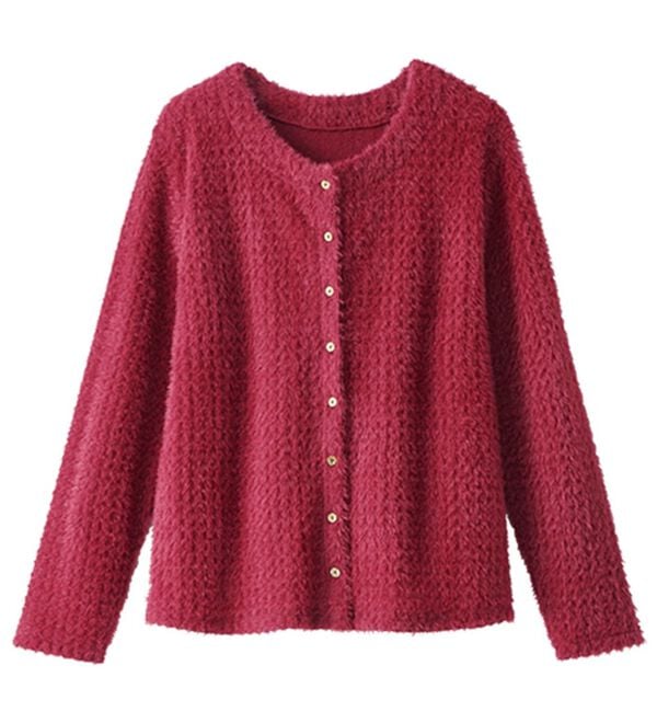 BELLUNA（ベルーナ）の「秋の風を感じたら　薄手シャギーカーディガン（その他カーディガン）」｜詳細画像