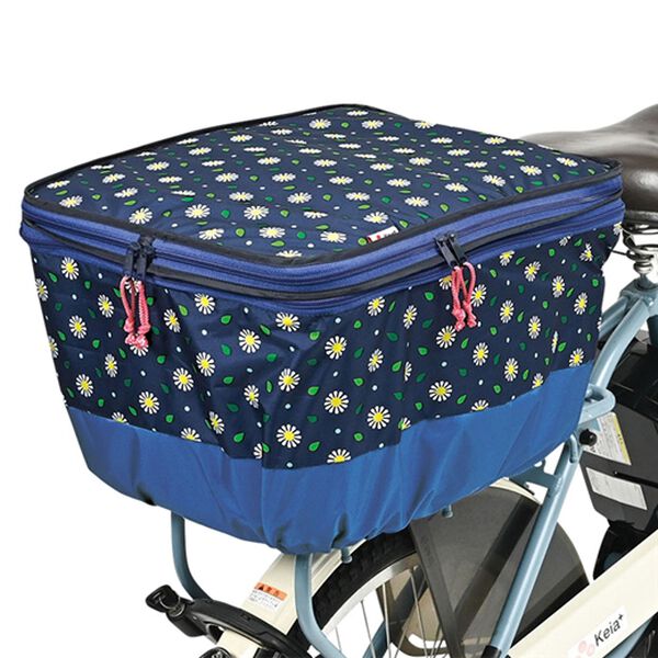 「２段式自転車カゴカバー　マーガレット（その他日用品・趣味雑貨）」｜詳細画像