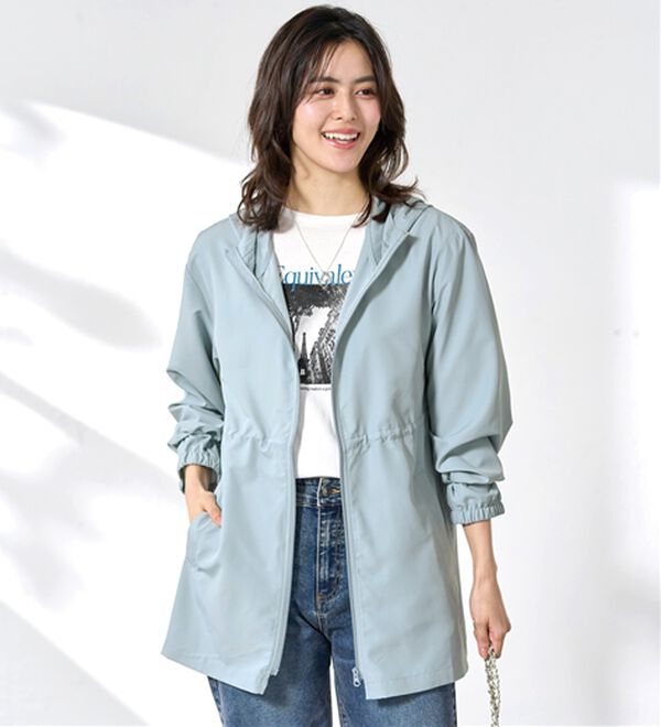 BELLUNA（ベルーナ）の「はっ水加工ドロスト使い軽量パーカー（その他ジャケット）」｜詳細画像