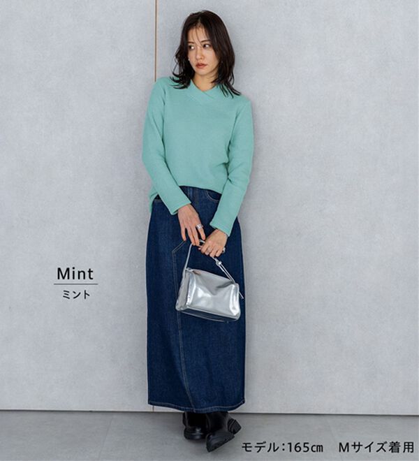 BELLUNA（ベルーナ）の「【静電気防止】ニットが苦手な方にも優しいプルオーバー（カットソー）」｜詳細画像