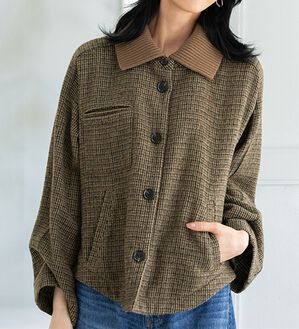 BELLUNA（ベルーナ）の「ロングコートまではいらない日に　ウール調ショートコート（ショートコート）」｜詳細画像