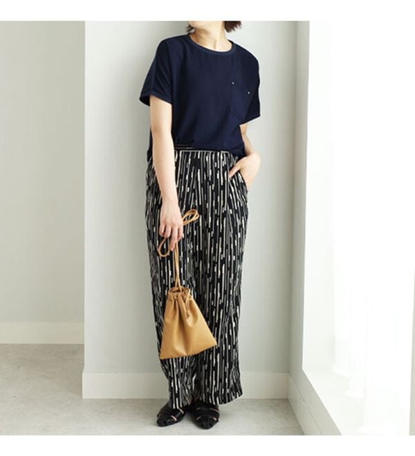 BELLUNA（ベルーナ）の「ジョーゼット切替ポケット付プルオーバー（カットソー）」｜詳細画像