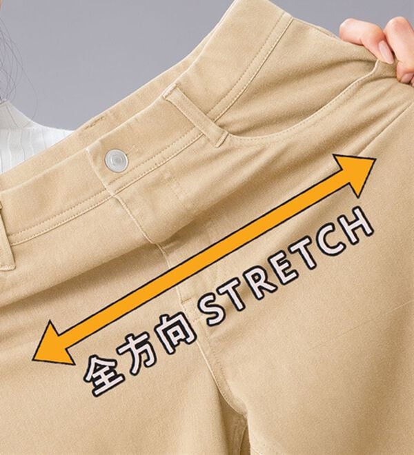 ルフラン（ルフラン）の「楽らく素敵！全方向ストレッチ綿混パンツ（フルレングスパンツ）」｜詳細画像