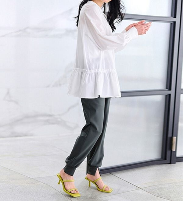 RANAN（ラナン）の「機能付き！裾スリットパンツ（フルレングスパンツ）」｜詳細画像